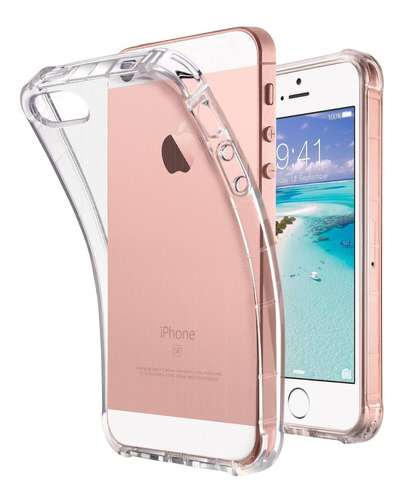 Funda Para iPhone 5/5s/se 2016 (transparente/marca Ulak)