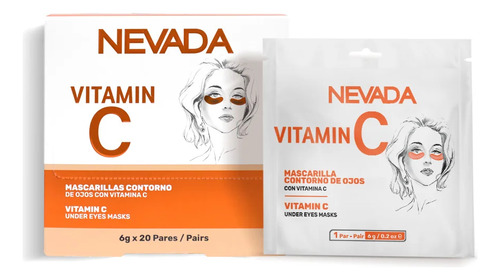 Mascarilla Contorno De Ojos Vitamina C Hidratante 