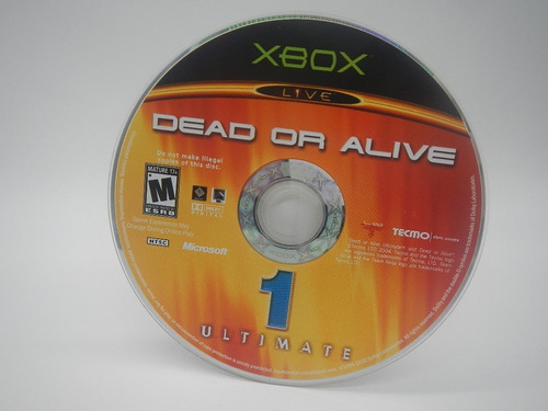 Dead Or Alive 1 Ultimate Xbox Gamers Code*