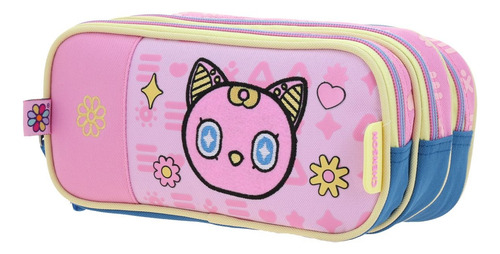 Kit Mochila Lonchera Lapicera Con Ruedas Gipsy Hg70354-p Rosa Chicle Mochila Lapicera