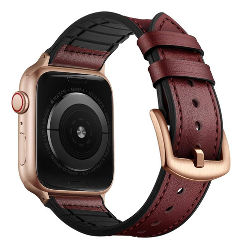 Malla Para Apple Watch 38/40mm Ouheng Vino Tinto