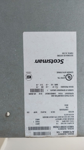 Máquina Scotsman Afe400a-1h (leia A Descrição) (Usado)