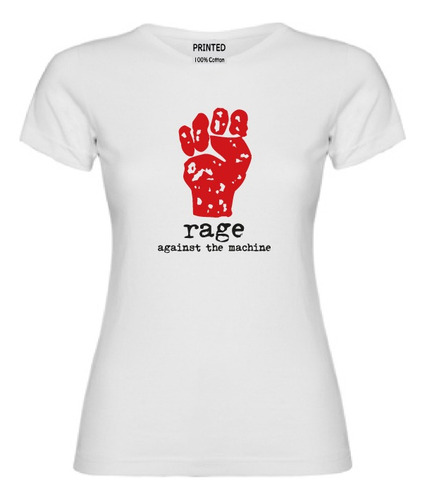 Polera Mujer Estampado Rage Against The Machine #2