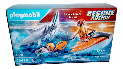 Playmobil 70489 Rescate De Ataque De Tiburón 