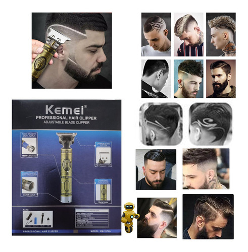 Imagem 3 de 6 de Maquinha Aparador Perfect Barber Acabamento Cabelo Barba