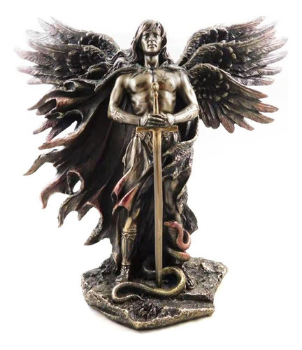 Y Estátuas De Resina: Serafim Bronzeado, Anjo Da Guarda Com