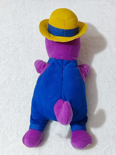 Lote 2 Peluches, Big Bird De Plaza Cesamo Y Barney. (Usado)