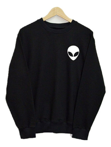 Hoodie Sueter Sweaters Aliens Marciano Abrigo Manga Larga 