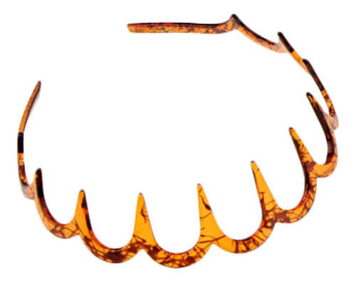 Diadema De Pelo Con Dientes Plástico Peine Banda De Cabello