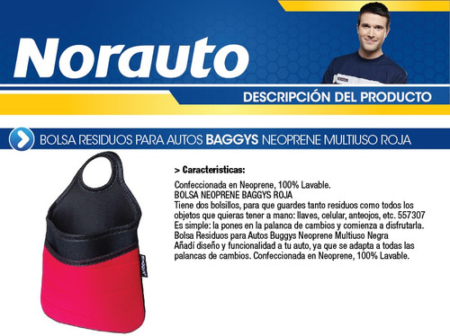 Imagen 2 de 5 de Bolsa Neoprene Baggys Naranja