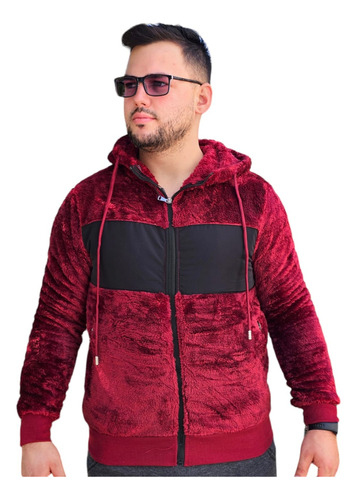 Chaqueta Oso Peludo Chiporro Suave Abrigo Hombre Unisex