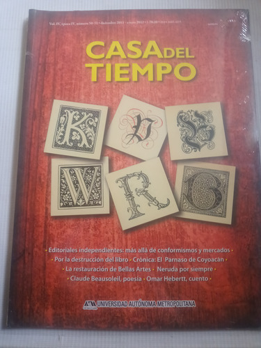 Revista Casa Del Tiempo Uam Diciembre 2011 50-51 Editoriales