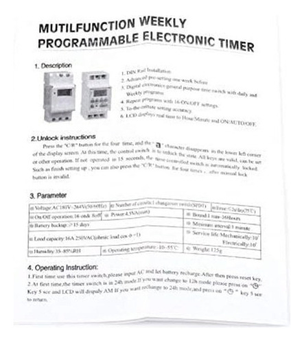 Novo Display Lcd Com Interruptor De Tempo De Relé Programáve