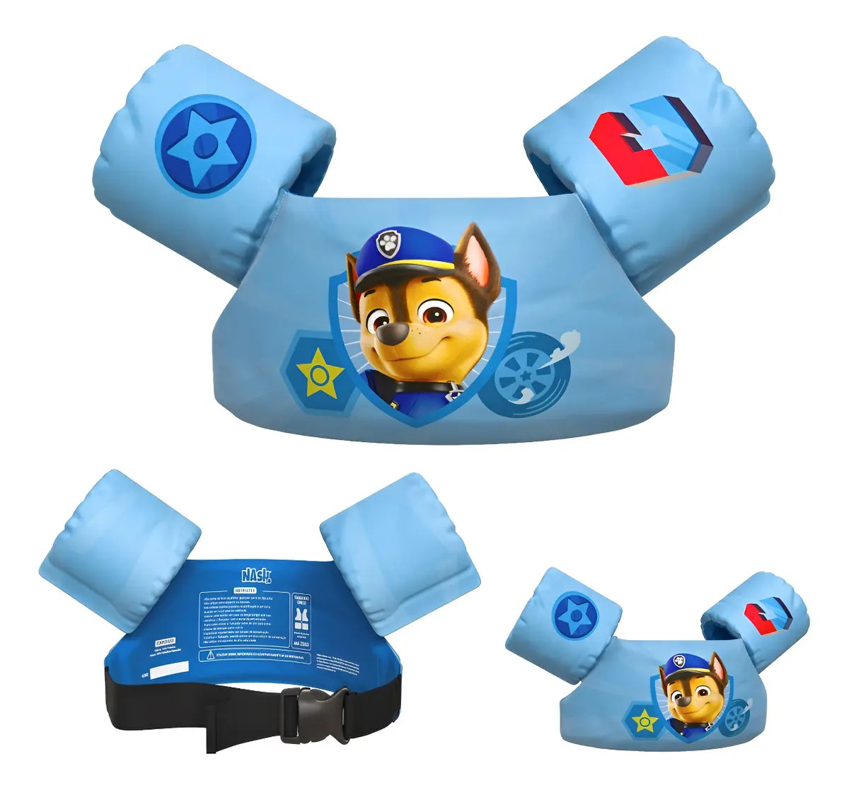 Colete Salva-Vidas Infantil Esportivo M NashKids Aquakids 25Kg