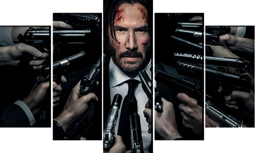 Cuadro Decorativo John Wick Hombre De La Bolsa Keanu Reeves