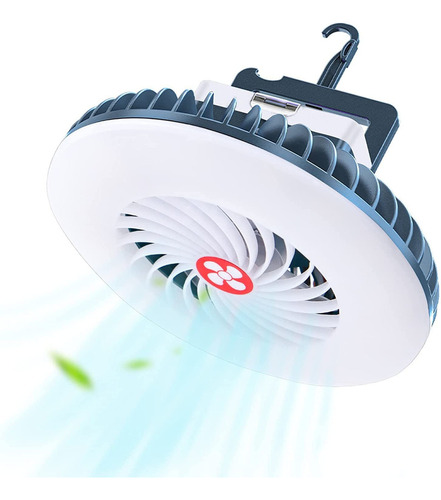 Ventilador De Camping Con Luz Ventilador Recargable Con Lint