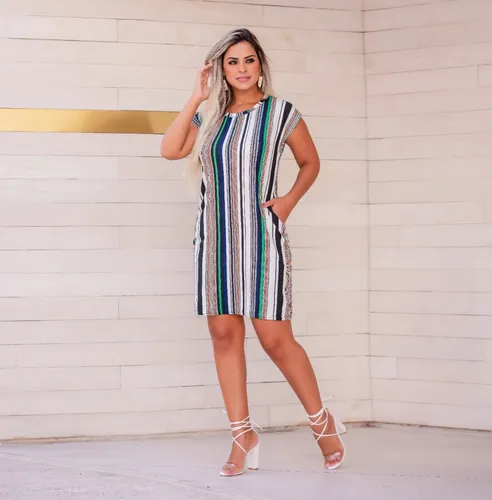 Vestido tubinho hotsell mais soltinho