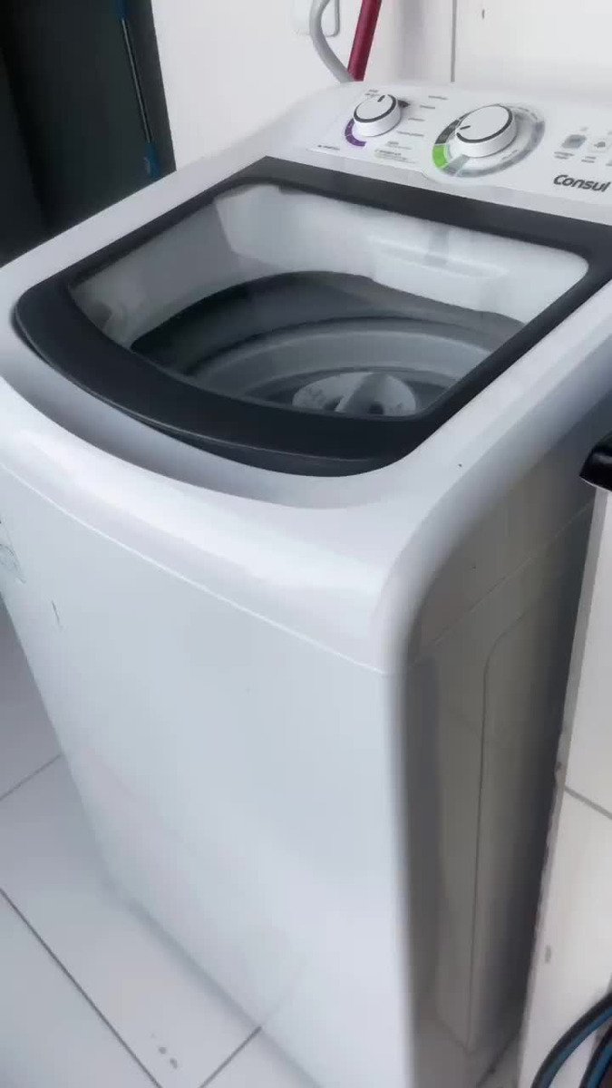 Máquina de Lavar Consul CWB09BB 9kg Branca com Dosagem Econômica e Ciclo Edredom