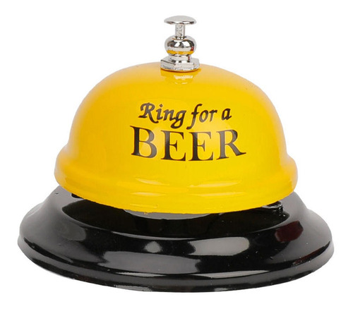 Campanilla Timbre Mesa Amarilla  Ring For A Beer 