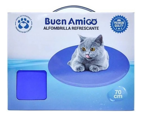 Manta Refrescante Cama Para Mascotas Perros Y Gatos 70cm