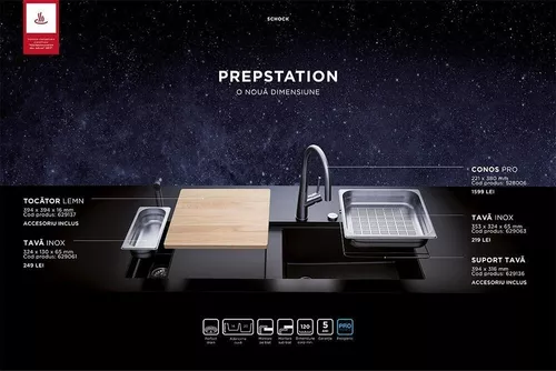 Lavaplatos Schock Prepstation D-150 Polaris