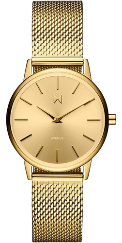 Mvmt Avenue Para Mujer 28 Mm Reloj Analógico Dorado Chelsea