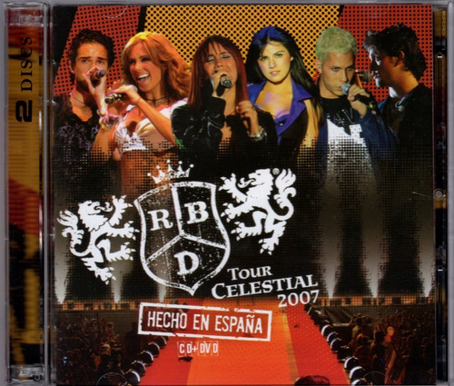 Rbd - Celestial Tour 2007 na Espanha - Live Disc Cd + Dvd