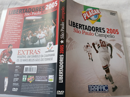 Libertadores 2005 São Paulo Campeão Dvd Original Placar