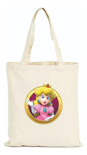 Tote Bag Bolsa Princesa Peach - Super Mario Br - Estampaking