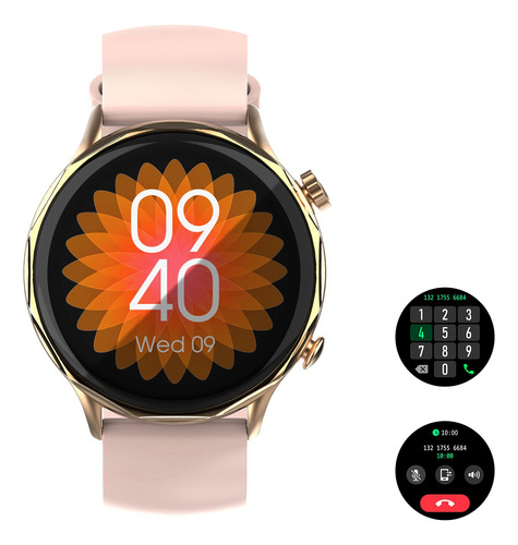 Reloj Inteligente,smartwatch Para Mujer,reloj Bluetooth,rosa