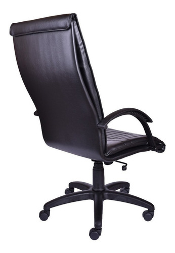 Silla de escritorio de Outlet Malbec respaldo alto ergonómica negra