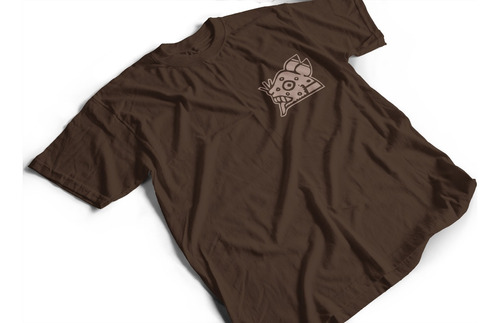 Camiseta Algodón Adulto Estampado Logo Escudo Precolombino