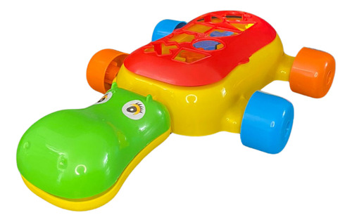 Brinquedo Infantil Hipopótamos Didático Interativo Peças