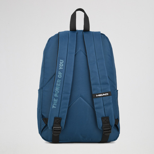 Mochila Head Cómoda Compartimientos Bolsillos Deporte Urbana Azul