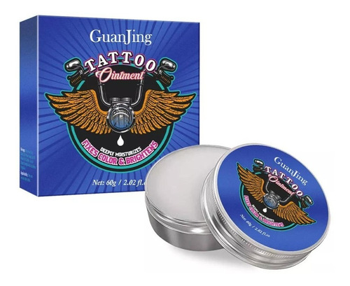 Crema Revividora Color Del Tatoo, Para Brillo, Humecta