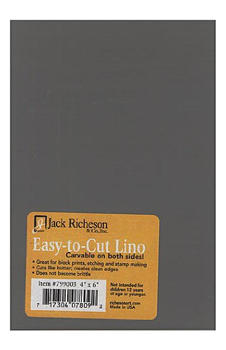 Richeson Desmontada Easy-to-cut Linoleo 4 In X 6 [pack