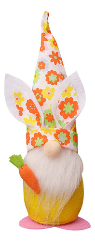 Muñeca De Pascua Q New Standing, Colorida, Con Orejas De Con