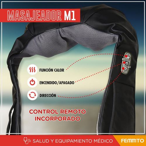 Imagen 4 de 9 de Masajeador Cervical Cuello Hombros Terapia Calor Shiatsu