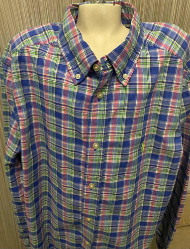 Polo Ralph Lauren Camisa Niño Talla 14/16 Estetica 9.99