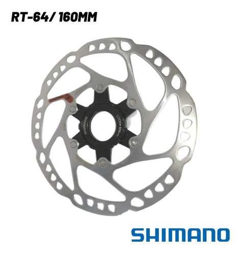 Imagen 1 de 4 de Disco De Freno Shimano 160mm Rt-64 Center Lock