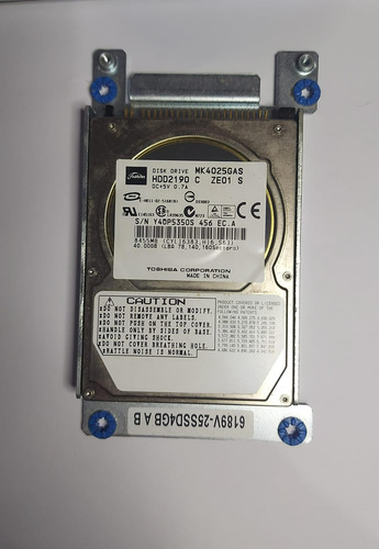 Disk Drivre Toshiba Mk4025gas - Hdd2190 (Usado)