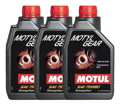 Aceite Motul Transmision Manual Motylgear 75w80 3l