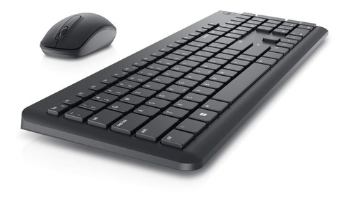 Kit Mouse Y Teclado Español Dell Negro Inalambrico