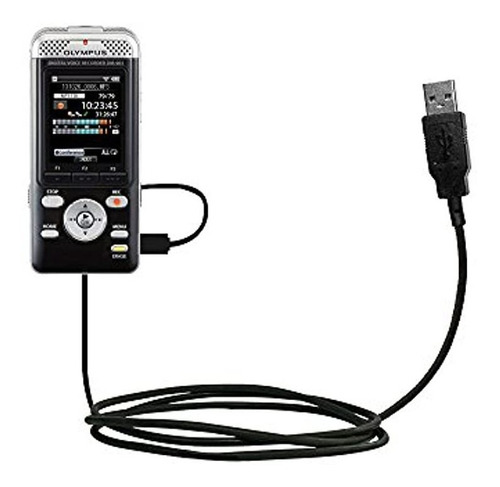 Cable Usb Recto Clásico Para El Olympus Dm-901 con Energía H
