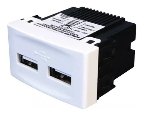 Modulo Cargador Usb Doble Blanco Kalop Kl40490 - Soultec