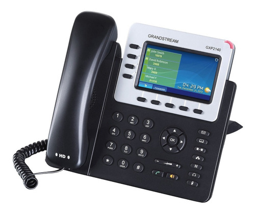 Teléfono Ip Empresarial 4 Líneas Color  Gxp-2140 Grandstream