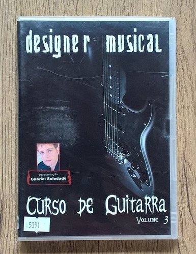 Dvd Curso De Guitarra Vol 3 Designer Musical Gabriel Soledad