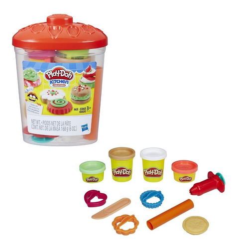 Imagen 1 de 4 de Plastilina Play-doh Cocina Y Repostería  - Juguete De Niños