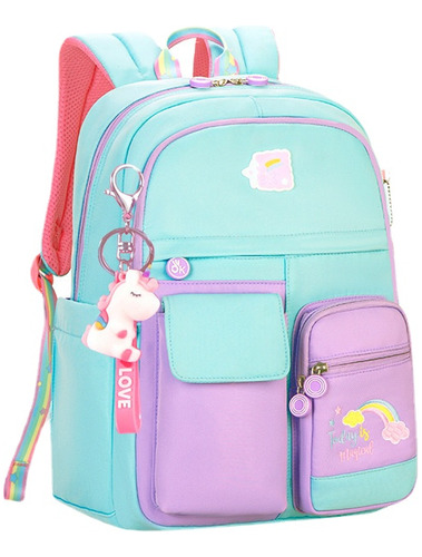 Mochila Para Escuela Primaria, Mochila Infantil Ligera E Inf