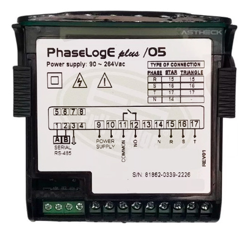 Monitor De Tensão Phaseloge Plus Sitrad Full Gauge